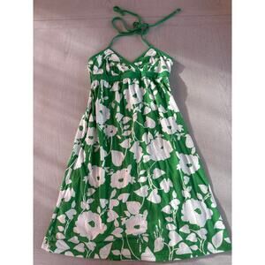 Vintage Aeropostale y2k Halter T Shirt Dress Coconut Girl Beachy Vacation Vibes